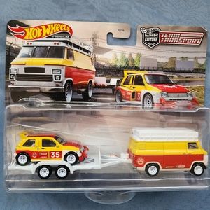 Hotwheels premium team transport Shell MG